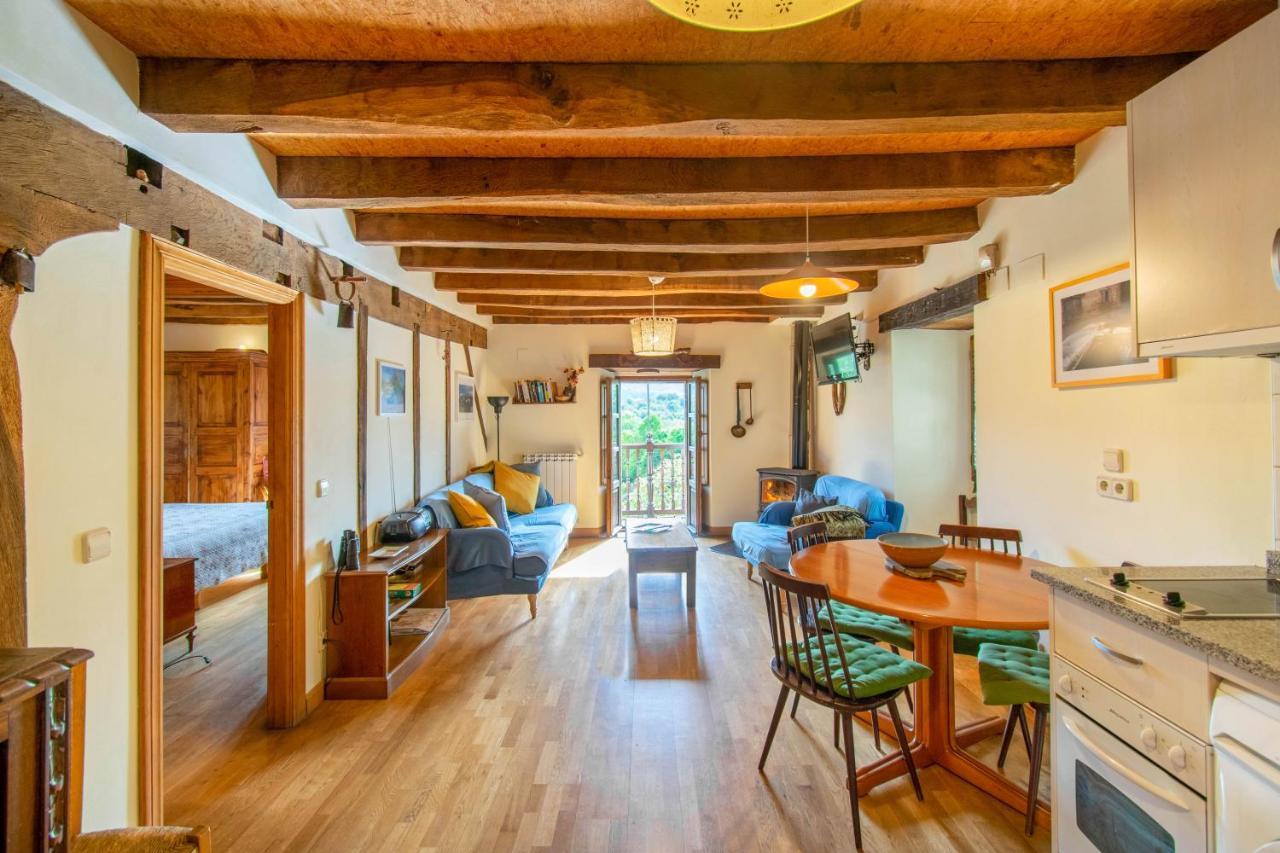 Casa Monaut, Acogedores Apartamentos A Los Pies De La Selva De Irati Saragueta 외부 사진